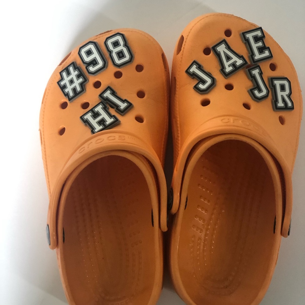 Orange Kid Crocs